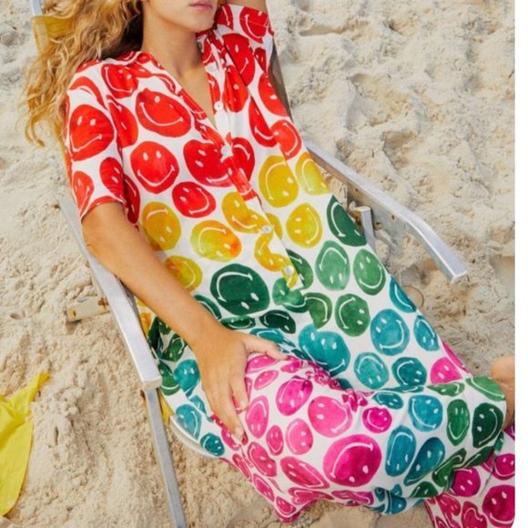 FARM Rio Rainbow Smiley Jumpsuit - Picture 5 of 14